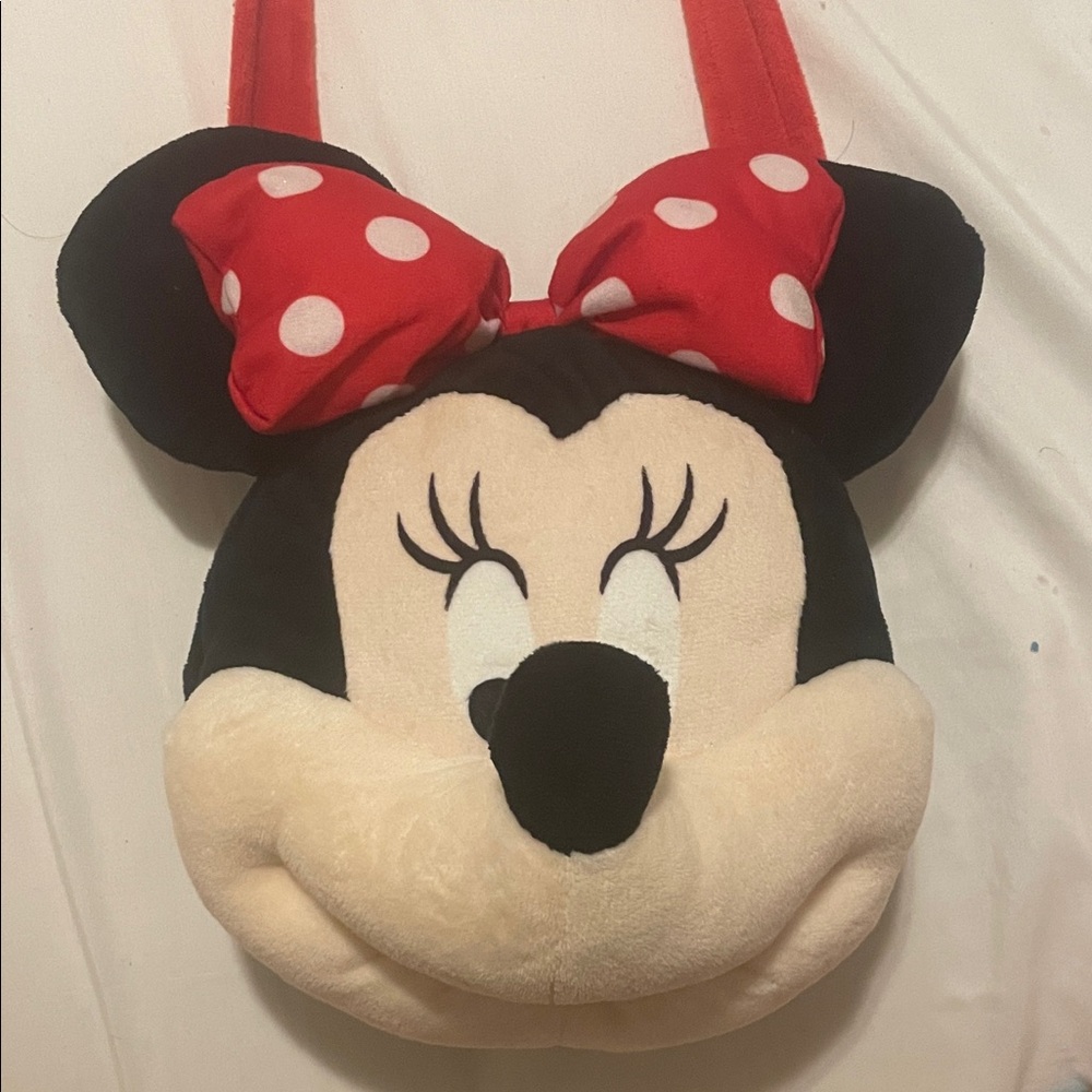 Minnie Mouse Plush Crossbody Purse
